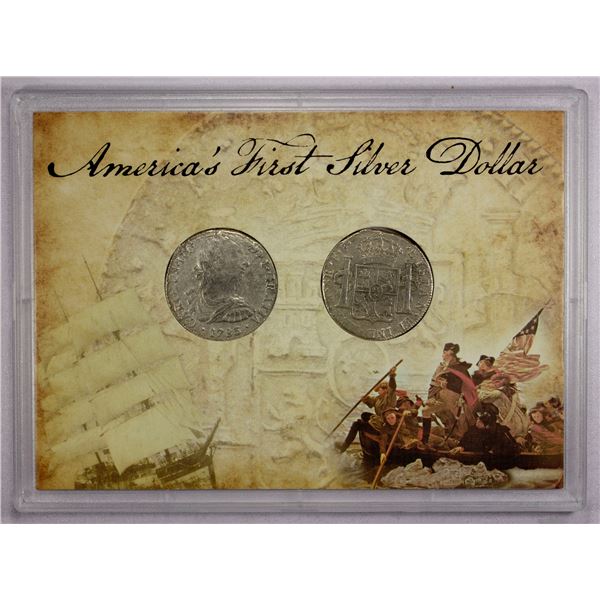 MEXICO: SET of 2 AR 8 reales