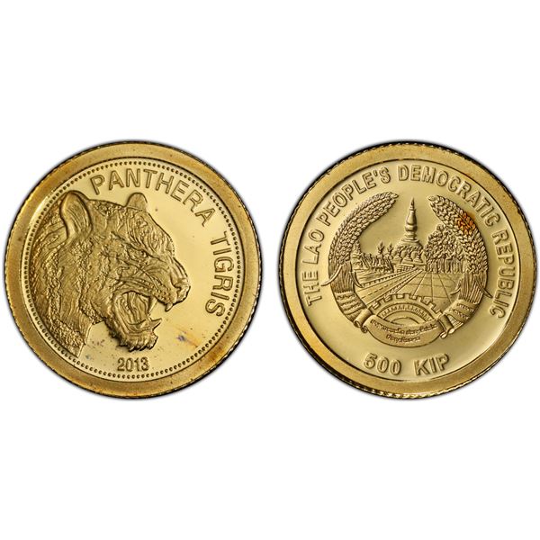 LAOS: People's Democratic Republic, AV 500 kip, 2013, PCGS Proof 69 DCAM