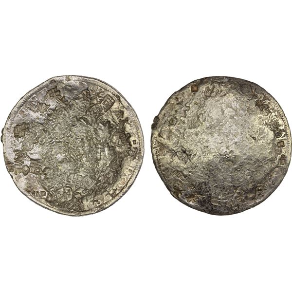 CHINESE CHOPMARKS: MEXICO: Carlos III, 1759-1788, AR 8 reales, DM, Fine