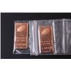 Image 2 : (6) Copper Ingots: (2) Five Gram Football Edition & (4) One Gram: Wolf, Buffalo, Bear - Cannot Guara