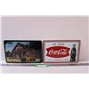 Image 1 : (2) Metal Signs: Coca Cola - 8" x 12"