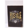 Image 2 : (2) Metal Signs: Hustle & Dad's Garage - 8" x 12"