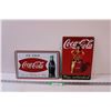 Image 1 : (2) Metal Signs: Coca Cola - 8" x 12"