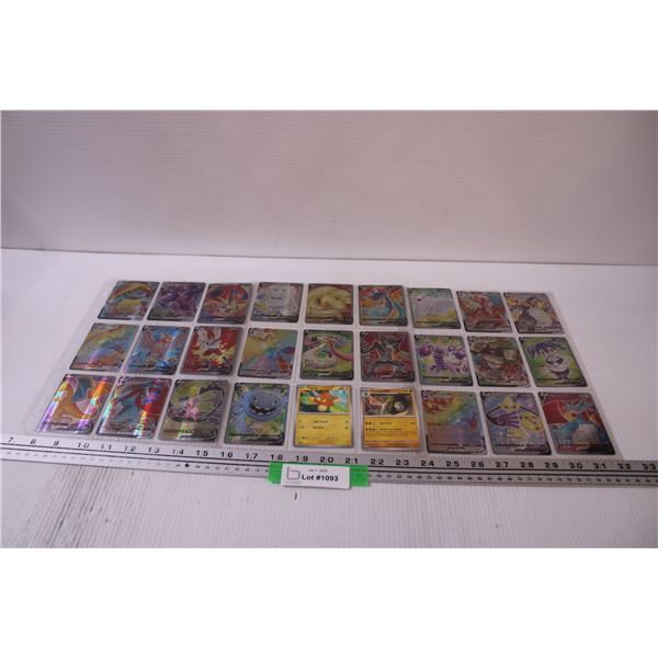 (27) Pokemon Cards in Sleeves - Holographic Editions from 2020 & Standard Editions from 2023 - Not A