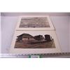 Image 1 : (2) Prints: Train Station by Alan Wylie & General Store by Sally Wildman - 17" x 10"
