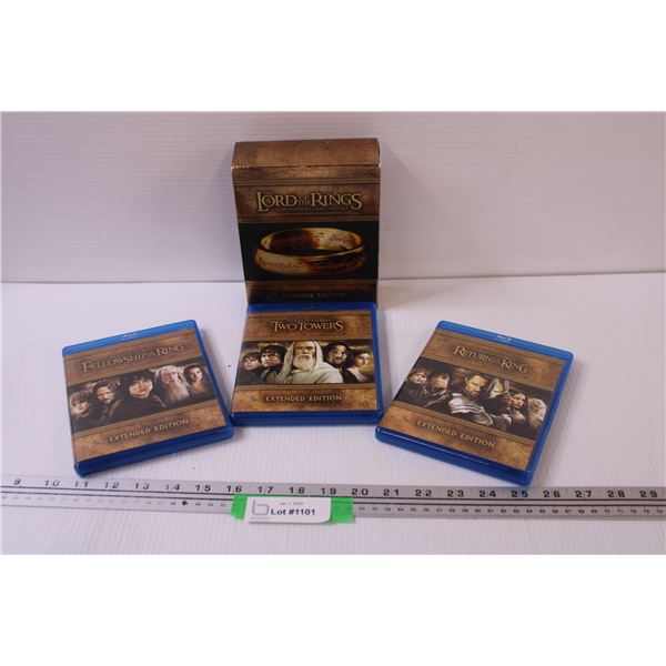 The Lord of the Rings Blu-Ray Extended Edition Set - Complete, Box Has Little Wear as Pictured