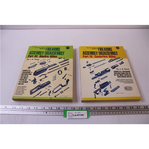 (2) Gun Digest Books: Firearms Assembly/Disassembly - Part III & IV