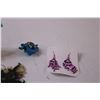 Image 2 : Beaded Earrings, Bobbing Turtle, Peacock Wind-Up Toy, Dragon Necklace