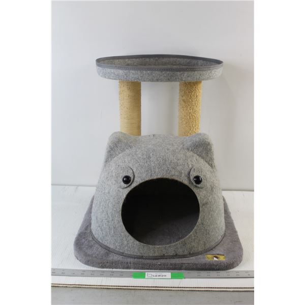 Cat House and Tree - 19" x 19" x 21" High