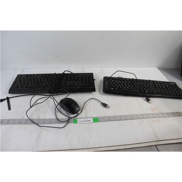Logitech Keyboard - Tested Works, Razer Keyboard - tested Does Not Work, Logitech Mouse - Tested Wor