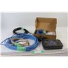 Image 1 : Ethernet Cables, Wifi Box - tested Powers On, Ethernet Tools and Jacks