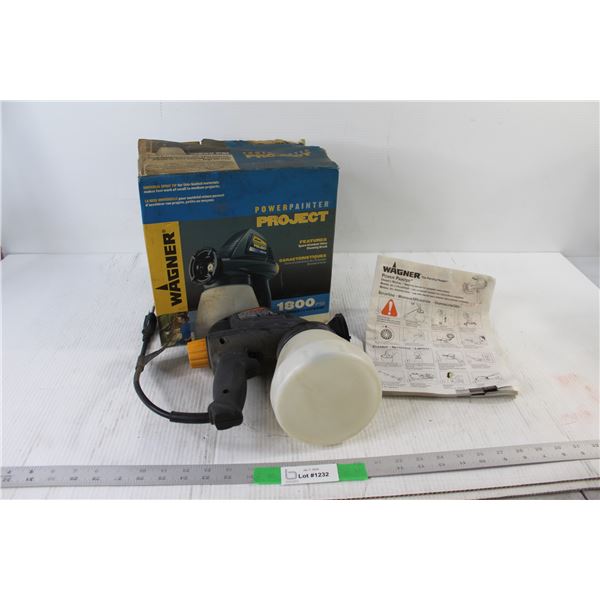 Wagner Power Painting Project Spray Painter Gun - As Is