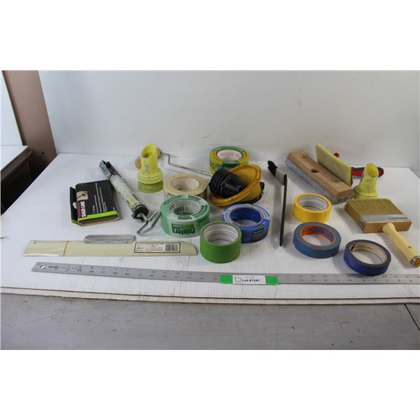 Tape, Deck Stain Brush