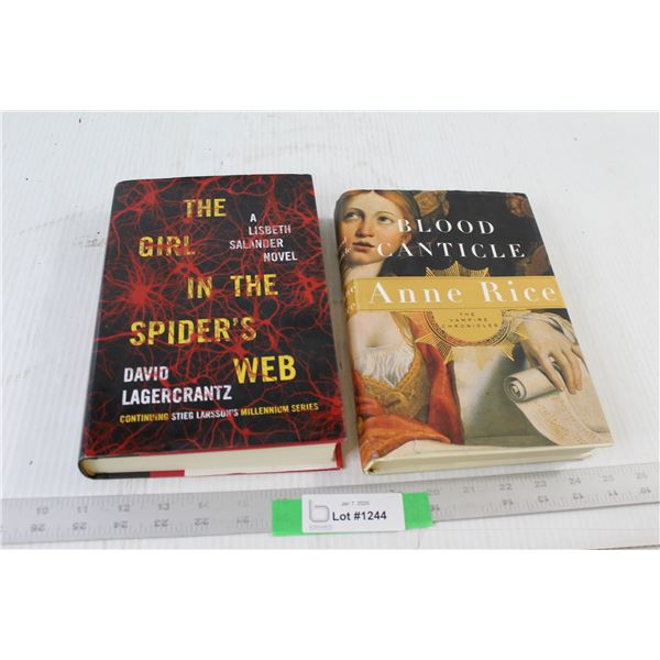 (2) Books - The Girl In The Spiders Web, Blood Canticle