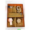 Image 3 : Pantyhose, Costume Jewelry, Plastic Jewelry Box with Detachable Mirror