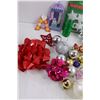 Image 2 : Assorted Christmas Decor (Tree Ornaments, Metal Picture Stand, Misc.)