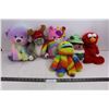 Image 1 : (6) Stuffed Toys (Elmo, Rainbow, Misc.)