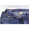 Image 3 : (2) Pair of Blue Jeans (True Religion Size 32 x 29" Inseam, Kirkland 32" x 30")