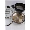 Image 2 : (5) Assorted Fry Pans & Lids