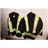 Image 1 : * (2) High Vis Jackets (Forcefield Hard Shell Size XL, Holmes Workwear Soft Shell Size Large)