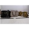 Image 1 : (3) Fashionable Hand Bags - As is