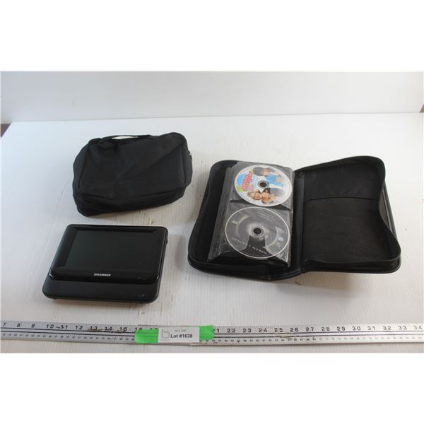 Sylvania Monitor, Bag and Movie CDs