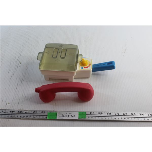 Fisher Price Frying Pan Toy and Plastic Toy Telephone