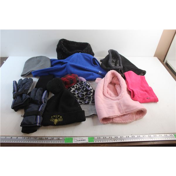Winter Gloves, Hats, Bands and Ski Masks