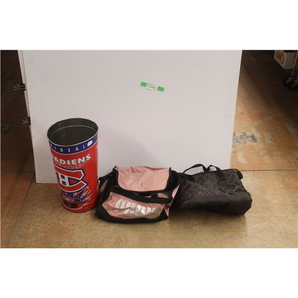 Montreal Canadians Bucket and (2) Bags