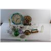 Image 2 : Clock, Vases, Plates, Cups, Mugs, Nativity Decor and Misc.