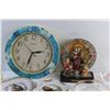 Image 3 : Clock, Vases, Plates, Cups, Mugs, Nativity Decor and Misc.