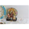 Image 7 : Clock, Vases, Plates, Cups, Mugs, Nativity Decor and Misc.