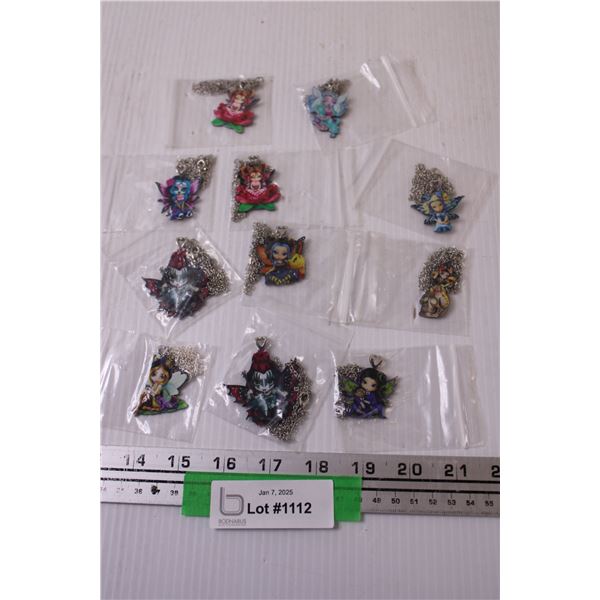 (11) Fairy Pendant Necklaces - Various Styles