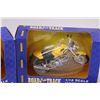 Image 2 : (3) Road & Track Die Cast Motorcycle Models - 1:18 Scale - (2) Triumph (1) Ducati - NIB