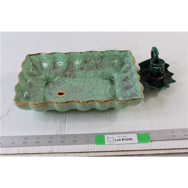 Ceramic Dish, Candle Holder