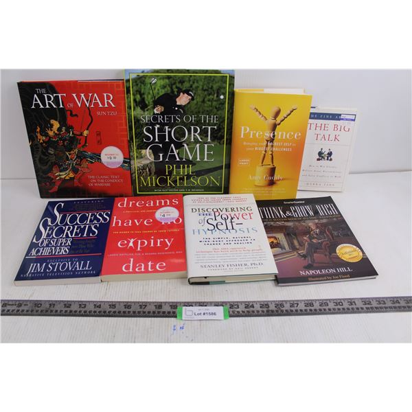 (8) Self-Help Books (The Art of War, Secrets of the Short Game, Presence)