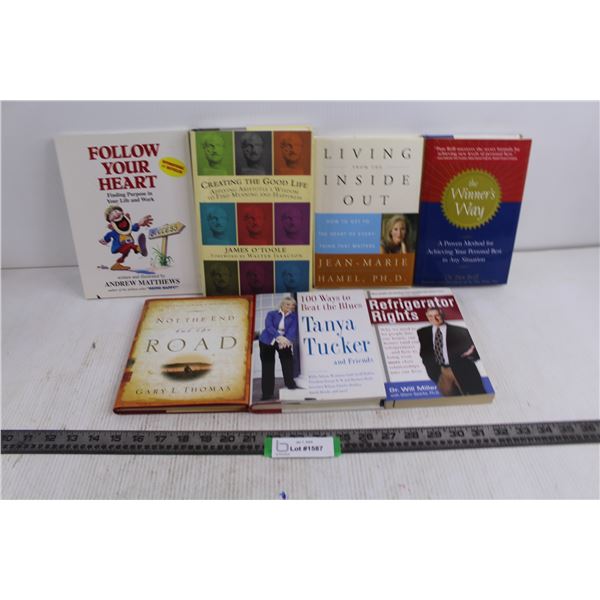 (7) Self-Help Books (Follow Your Heart, 100 Ways to Beat the Blues, The Winner's Way)