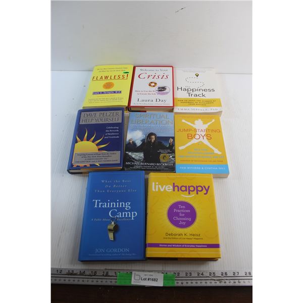 (8) Books - Welcome to Your Crisis, Livehappy and Flawless