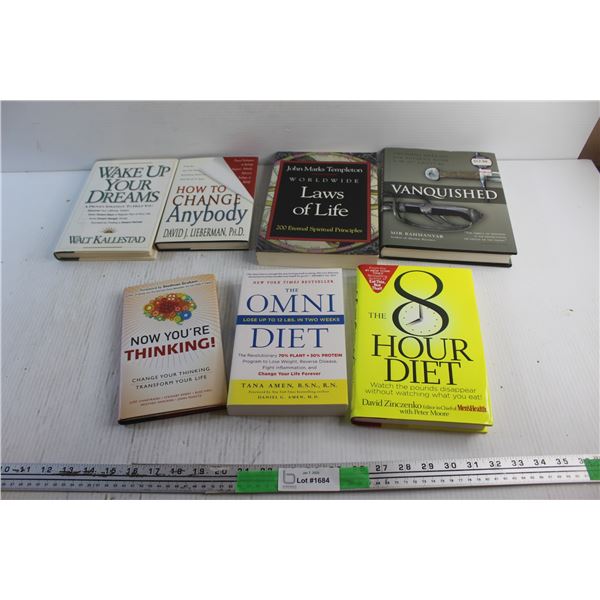 (7) Books - The 8 Hours Diet, Wake Up Your Dreams and Laws of Life