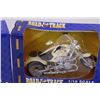Image 4 : (3) Road & Track Die Cast Motorcycle Models - 1:18 Scale - (1) Kawasaki (1) BMW (1) Indian - NIB