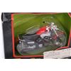 Image 2 : (3) Road & Track Die Cast Motorcycle Models - 1:18 Scale - (1) Yamaha (2) Honda - NIB