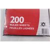 Image 2 : (6) Hilroy 200 Page Ruled Sheets (Mostly NIB)