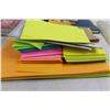 Image 2 : (4) Hilroy 200 Page Ruled Sheets (NIB), Orbit Binder, Assorted Colored Paper, Misc.)