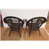 Image 5 : *(2X BID PRICE) (2) Wicker Chairs - 30" x 28" x 36 1/2"H, No Cushions