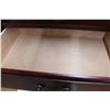 Image 2 : *5-Drawer Burgundy Dresser - 32 1/2" x 18" x 48"H, Casters Not Included