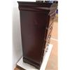 Image 5 : *5-Drawer Burgundy Dresser - 32 1/2" x 18" x 48"H, Casters Not Included