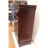 Image 7 : *5-Drawer Burgundy Dresser - 32 1/2" x 18" x 48"H, Casters Not Included