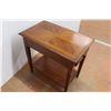 Image 4 : *Wooden Side Table with Drawer - Drawer Can Stick, 26" x 16" x 25"H
