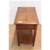 Image 1 : *Wooden Side Table with Drawer - 26" x 16" x 25"H