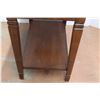 Image 3 : *Wooden Side Table with Drawer - 26" x 16" x 25"H